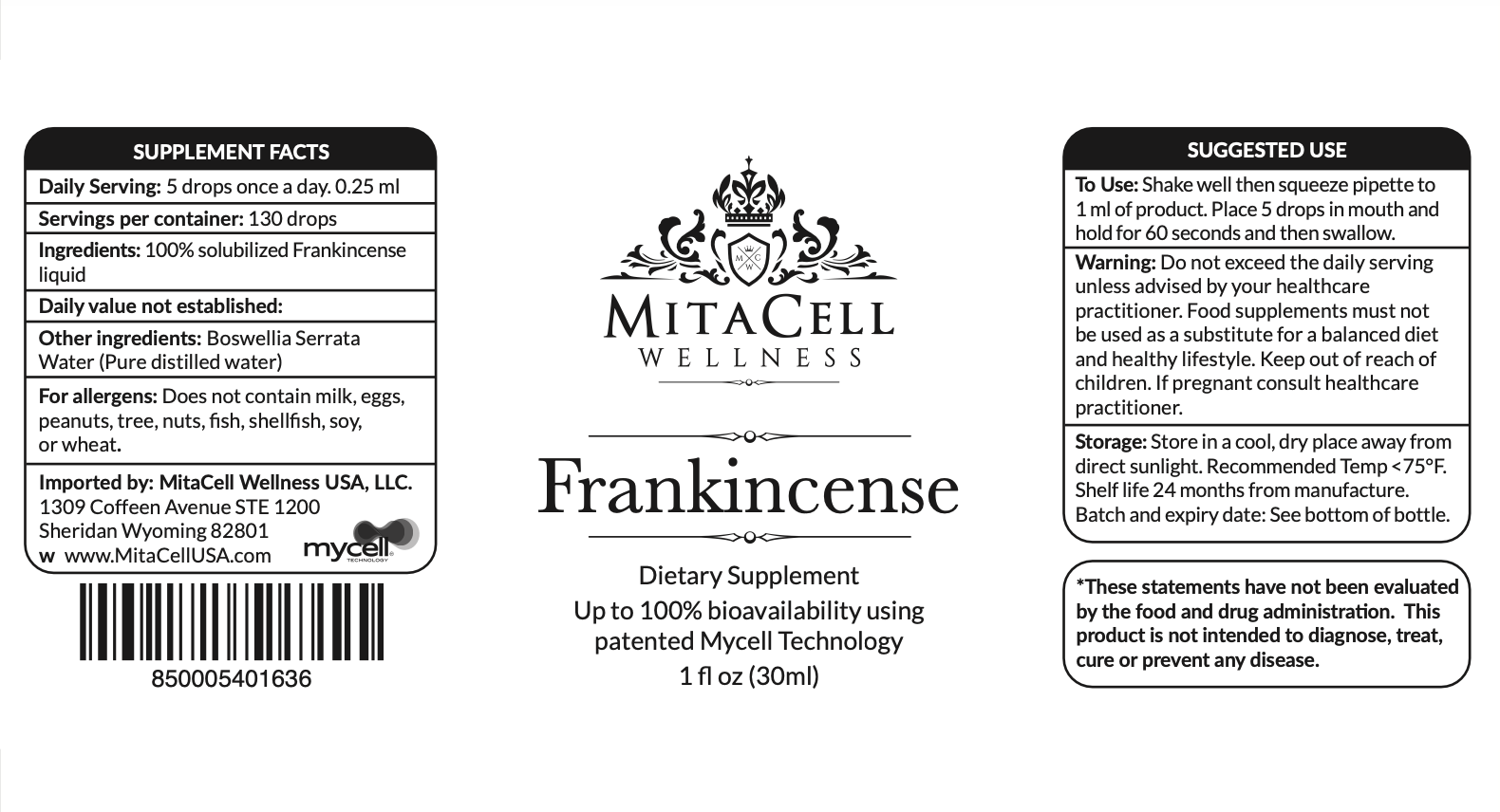 Frankincense 90 Day Supply