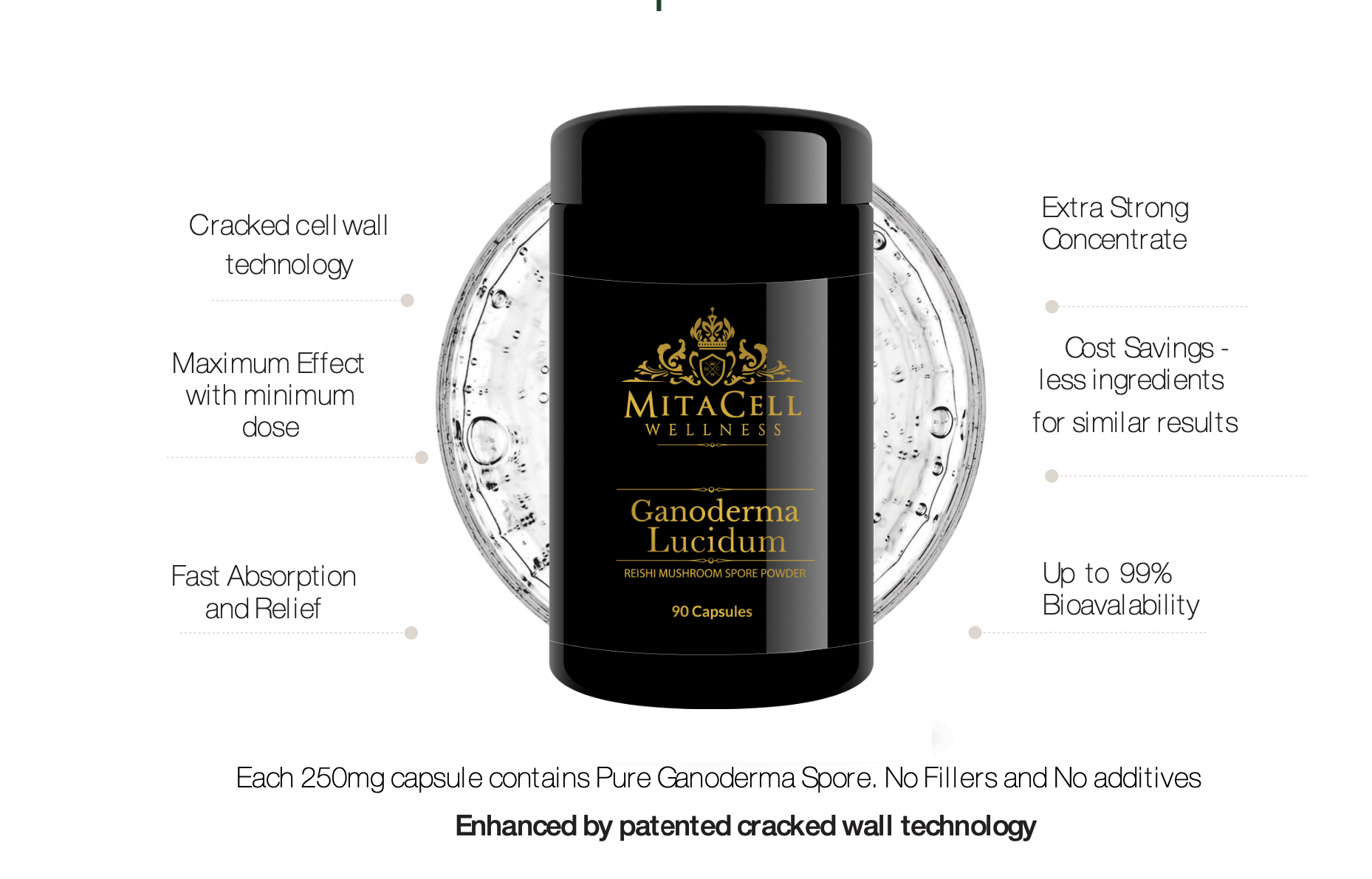 Ganoderma Lucidum Reishi Spore