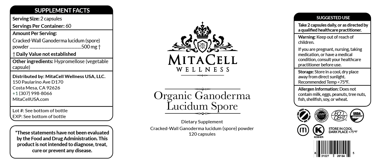 Ganoderma Lucidum Reishi Spore